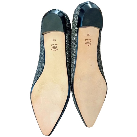 Talbots Tweed Croc-Trim Block Heel Loafers | Size 9B - Picture 6 of 8